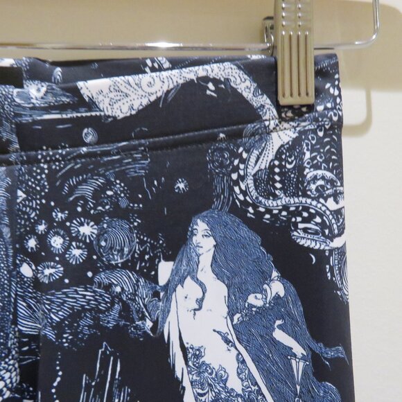 BLACKMILK Birth Of Venus Leggings Alt Punk Goth Whimsigoth Stretch Cosplay XS - Picture 7 of 15